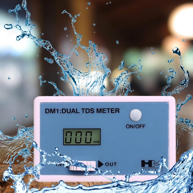 HM Digital DM-1 In-Line Dual TDS Monitor with 0-9990 ppm Range and 2% Readout Accuracy - Image 5
